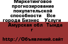 Маркетинговое прогнозирование покупательской способности - Все города Бизнес » Услуги   . Амурская обл.,Тында г.